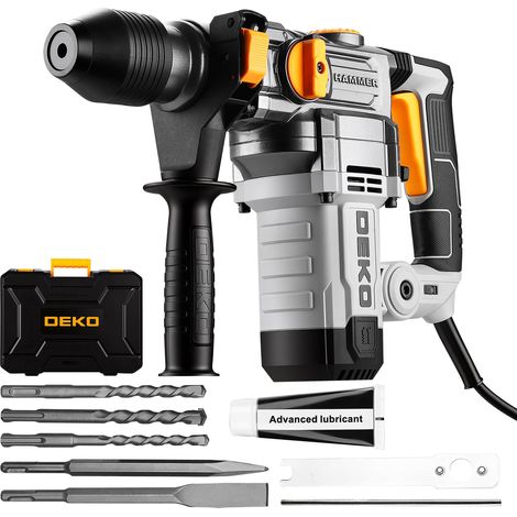 Marteau Perforateur SDS-Plus 1500W 5.5J Burineur Filaire Béton 32mm (1/5)