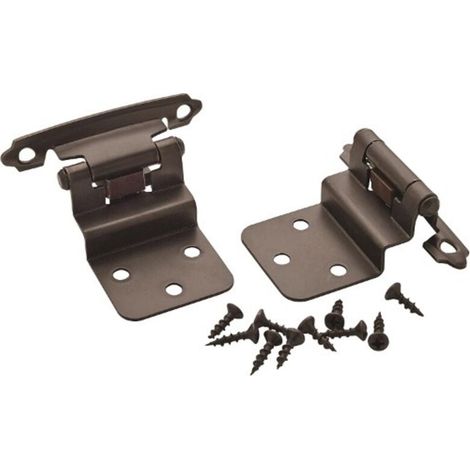 2 paquets de charnières noires à fermeture automatique, charnières américaines à plusieurs plis, charnières en fer à ressort, charnières à ressort pour armoire, 70 31 9,5 1,4 mm. (1/5)