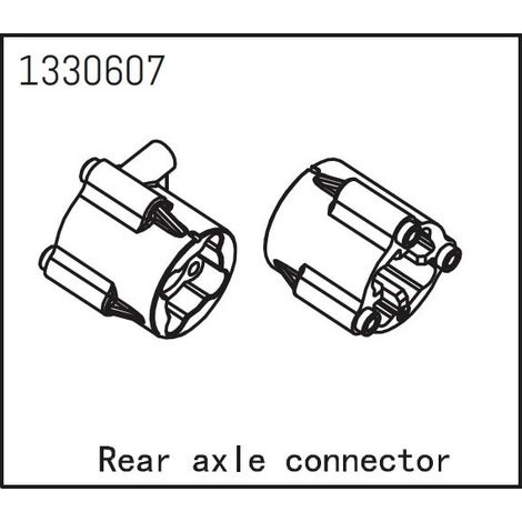 Rear Axle Connector L/R - Yucatan