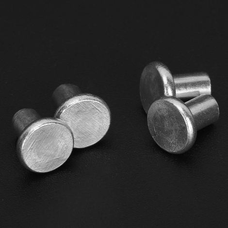 100 rivets en aluminium à tête plate GB867 M4 (M4 4) (1/5)