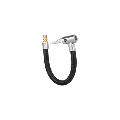 20CM Gonfleur Pneu d'extension Cordon Adaptateur Schrader de Valve de Pneu Extension de Pompe Voiture Tube d'extension de Gonfleur de Pneu pour Voiture Moto Vélo (1/5)