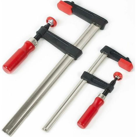 Jeu de Serres-joint Serrage Rapide Corps Métallique 50 x 200 mm, 80 x 300 mm 2 Pièces (1/5)