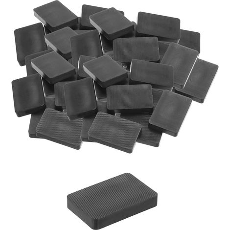 Plastic Wedges x mm, Tile Wedges, Spacers, Leveling Plates, Wedges, Spacer Block, Black (1/5)