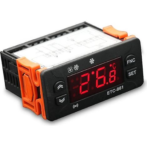 Thermostat Etc-961, régulateur de température et d'humidité, thermomètre, hygromètre, réfrigération, Ala (1/5)