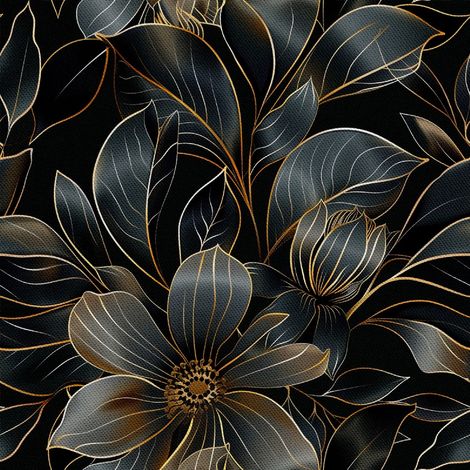 Tela decorativa para exteriores Oxford - Motivo floral I DX5294 (1/5)