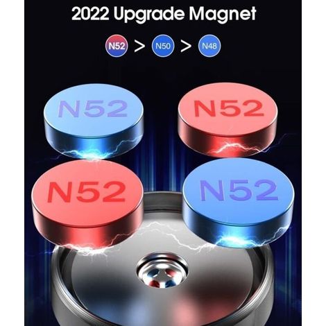 Support de téléphone magnétique, [aimant amélioré] Support de téléphone magnétique pour voiture, support de téléphone pour tableau (1/4)