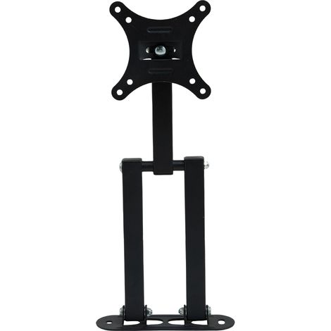 Black Metal TV Wall Mount for 10-26 Inch Screens 18cm(W) x 4.8cm(D) x 39.5cm(H) (1/5)