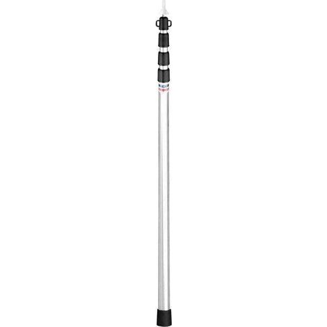 Mât télescopique réglable en aluminium 4 sections 230 cm – Stabilité accrue avec tubes de 30 mm – Pour tentes et bâches en extérieur (1/5)