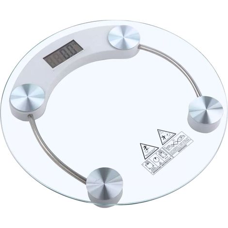 Bilancia Pesapersone Digitale in Vetro Elettronica Professionale Max 180KG