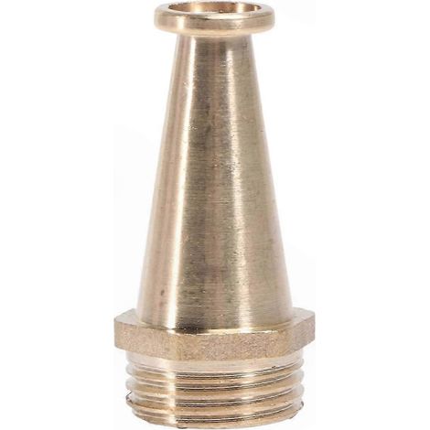 Solid Copper High-Pressure Nozzle for Cleaning Driveways, Patios, and Gutters with 1/2 Inch Connection (1/4)