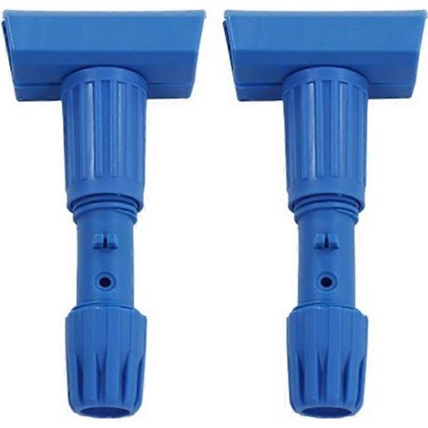 Pinces à balai, accessoires pour pinces à balai, pince à balai Tiger Clip Latch bleue (1/5)