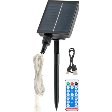 Pannello solare "Smart Connect" a batteria per alimentazione -600 led (1/4)