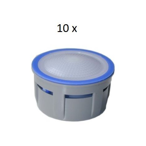 10 x Régulateurs de débit robinet 8 l/min - jet aéré