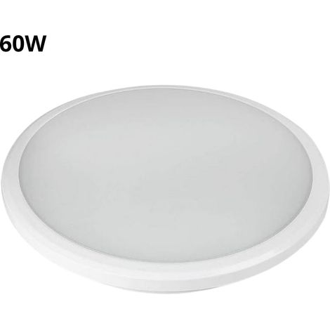 Plafoniera Led Rotonda 3in1 60W Soffitto Parete IP65 Moderno Liscia (1/5)
