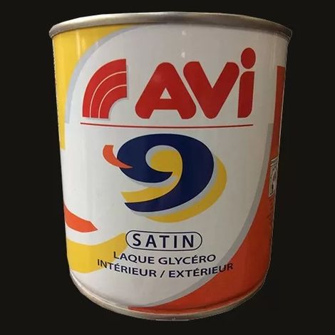 AVI 9 Peinture Glycéro Noir 0,5 L (1/2)