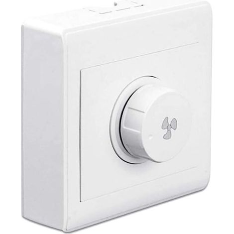 86 Type Ceiling Fan Control Stepless Speed Regulator Wall Switch 220V 10A for 15-300W Dimmer
