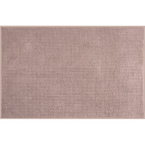Tapis de salle de bain CHENILL 50x80cm, 100% polyester, beige (1/4)