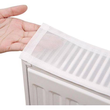 CCYKXA Breathable Fabric Radiator Dust Cover, Polyester Radiator Cover to Prevent Overheating, Heated for Cabinet, 100 cm
