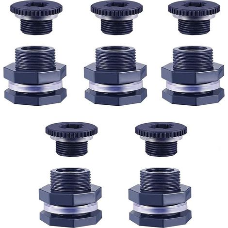 Set mit 5 Wassertankverbindern zur Verbindung von Gartentrennwänden (1/5)