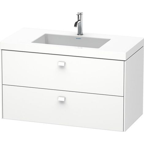Meuble sous-vasque BRIOSO 613x1000x480mm WT Vero Air Gri Frontfa