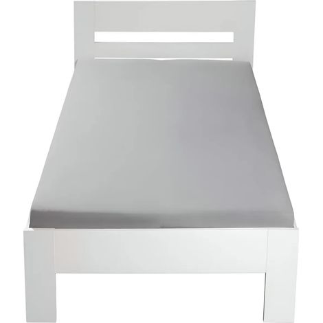 Struttura Letto Singolo 90x200 senza Doghe Bianco