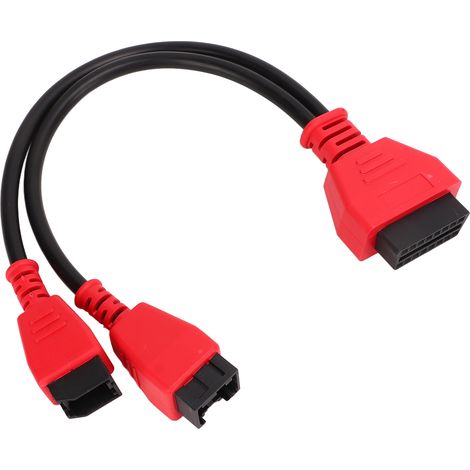 Câble adaptateur diagnostic 12+8 broches MSCHRY128 outil diag compatible Chrysler CR12 8 001 pour Autel Maxisys (1/5)
