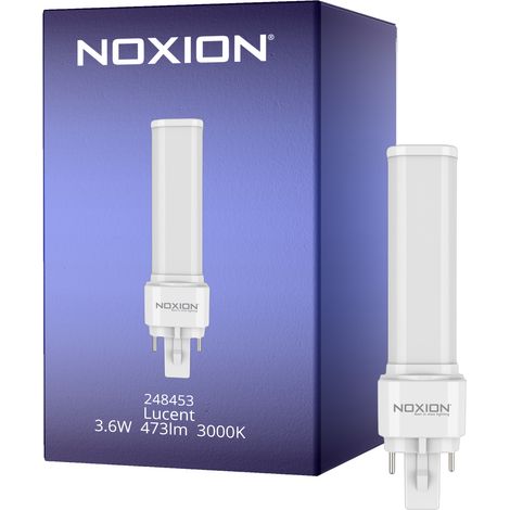 Noxion Lucent PL-C LED 3.6W - 830 Blanc Chaud Équivalent 10W (1/3)