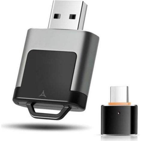 Adattatore CarPlay wireless per iPhone, converte CarPlay cablato in CarPlay wireless, compatibile con auto dal 2016 in poi e iOS 10+, USB/Type-C, Plug & Play, nessun ritardo
