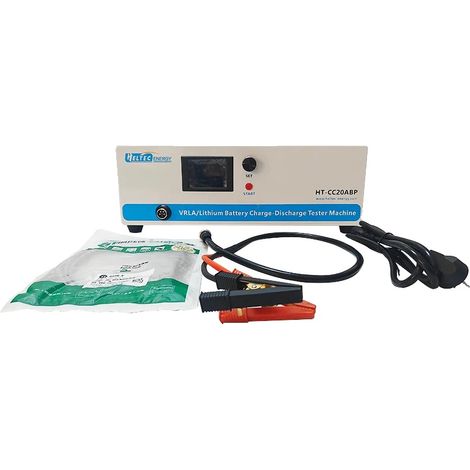 Tester di capacità della batteria, corrente massima 20 A, macchina per cicli di carica integrata, HT-CC20ABP (1/2)