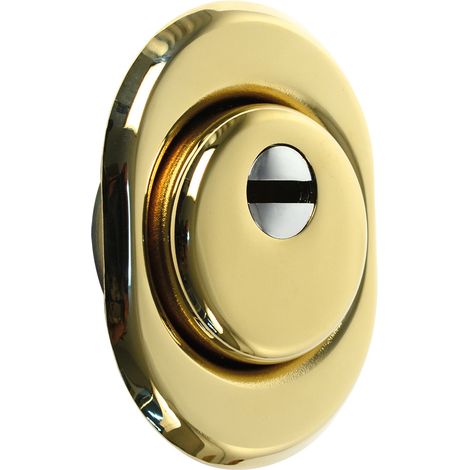 DEFENDER ANTITRAPANO REGOLABILE PER SERRATURE h.14/25 mm - Ã mm. 50 ottone
