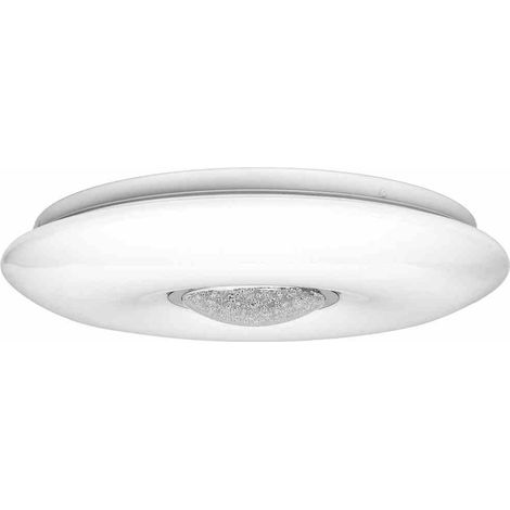 Milagro Vela plafonnier LED 24W RGB télécommande blanc (1/5)