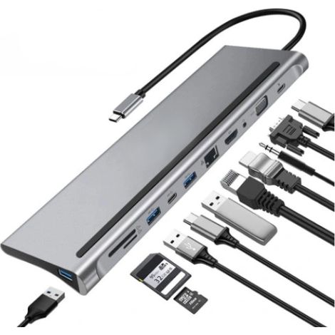 Adaptador 12 en 1 SC-USH261