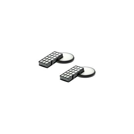 Lot de 4 filtres compatible avec Rowenta Green Force Cyclonic Effitech RO7C36EA aspirateur - filtre pré-moteur, filtre EPA (1/2)