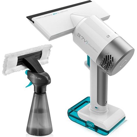 Cecotec Limpiaventanas sin Cables Conga Immortal Extreme 37V Glass Hand. Aspirador de Ventanas Limpia en 3 Fases Batería de Litio Autonomía de 30 (1/5)