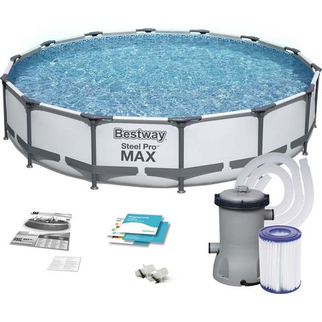 Piscine de jardin cadre 427 x 84 cm 10en1 bestway 56595