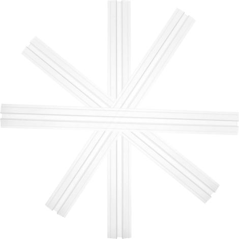 4 Pièces Charnières Transparentes Flexibles Robustes et Faciles à Installer Adaptées pour Boîtes Acryliques Portes Bricolage et Boîtes à Bijoux (1/2)