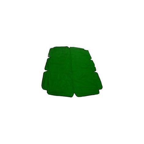Toile de rechange imperméable pour balancelle d'extérieur, en tissu Oxford 420D argenté, vert foncé, idéale pour jardin et terrasse. (1/5)