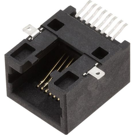 encitech RJJU-88-141-E3H-009 RJ45 Steckverbinder 3253-0007-02 Buchse, Einbau horizontal Polzahl Se (1/2)