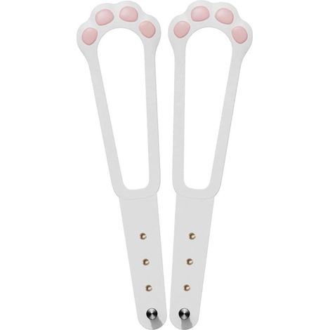 Grendel Pour Porte - Régulateur D'ouverture De Porte Pour Chats - 6 Positions Réglables - Convient Aux Portes Standard - 2 Pièces