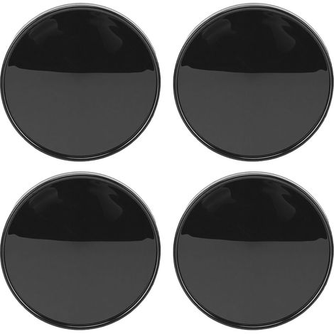 4 pezzi Coprimozzi ruota 5G0601171 Multifunzionali di tenuta 66 mm OD 55,5 mm ID Ricambio per Beetle Nero.