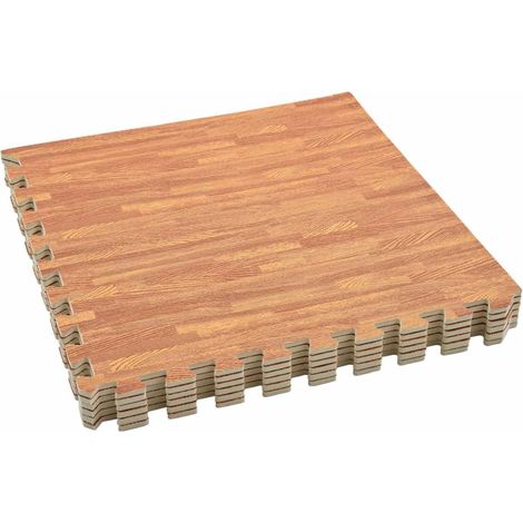 Pool Bodenteppich 6 pcs Holz 4,32 ㎡ EVA-Schaum vidaXL
