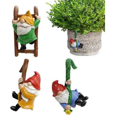 Feengartenzwerge Garten Gnomatale Statue mit Hun Unieke und