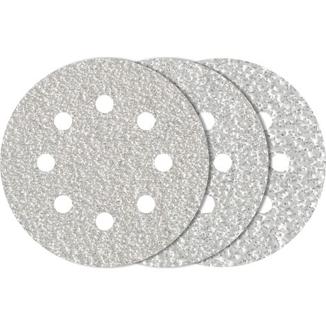 25 Disques Abrasifs Auto-agrippants de 125 mm, Grains 40-120 (1/5)