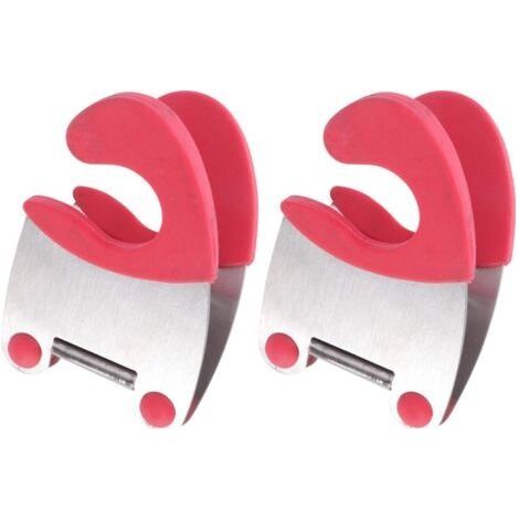 2 pièces Pot Clip De Fixation Cuillère Clip Repose-Pot Pot Clip Cuillère Repose Cuillère Cuillère Clip pour Pot (1/5)