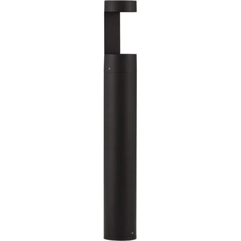 Merano Hampton Borne Extérieure Aluminium Noir, Verre Clair LED 9W 630Lm 3000K IP54