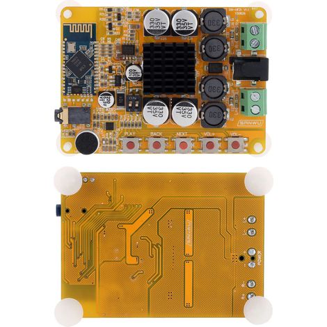 Module de carte récepteur audio numérique stéréo sans fil BT 4.0 2 x 50 W à 2 canaux TDA7492 (1/2)