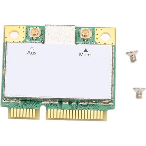 Adaptateur réseau sans fil Mini PCIe, adaptateur WLAN haut débit 2,4 GHz 150 Mbps plug-and-play, adapté aux ordinateurs.