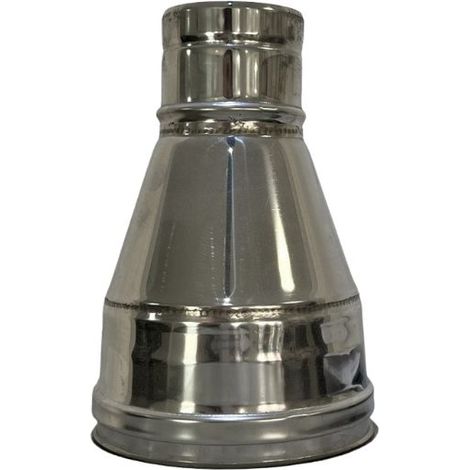 Riduzione per canna fumaria in acciaio inox 160F - 130M