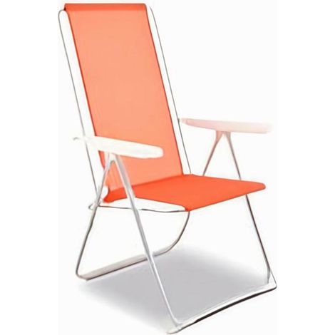 EREDU sillon 5 posiciones nylon 381/n , Sillón 5 posiciones nylon 381/N, un asiento plegable y multiposición diseñado para ofrecer comodidad y versatilidad en espacios exteriores c (1/2)