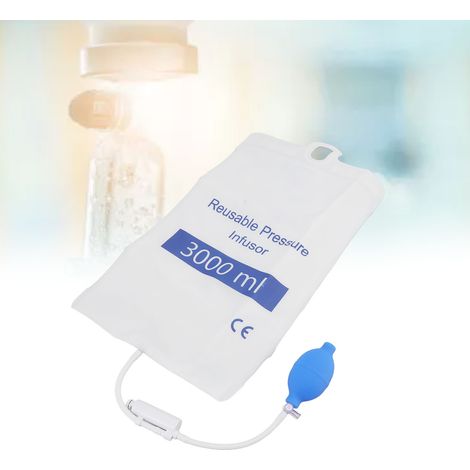 3000 ml TPU-Druckinfusionsbeutel mit hoher Dichtigkeit und auslaufsicherem Design, ausgestattet mit einem Monitor für die schnelle Blut- und Flüssigkeitsinfusion. (1/5)